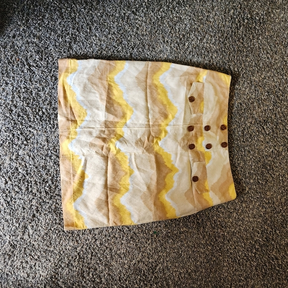 Sabrina Lauren New York Linen blend pencil skirt size 14 knee length - Picture 6 of 6